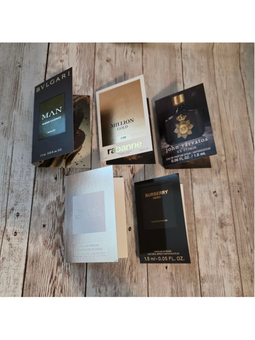 Men's Mixed Brands Fragrance Sample Set